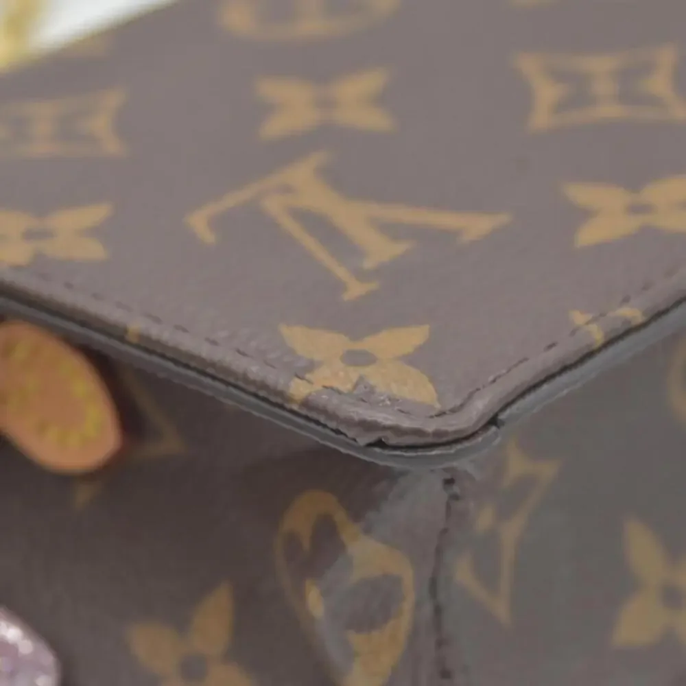 $1750 Louis Vuitton Monogram Wallet On Chain Lily